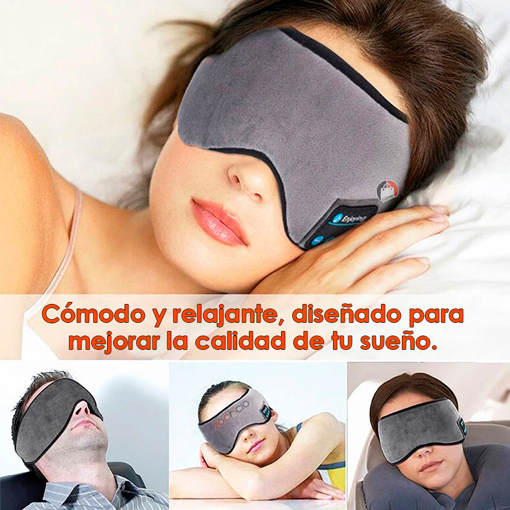 Mascarilla Tapa Ojos Masajeador Con Gel Aromaterapia Y Música