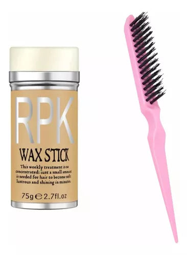 CERA PARA EL CABELLO Y CEPILLO